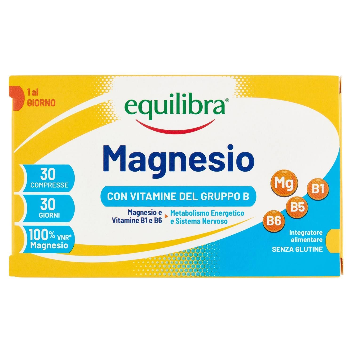 equilibra integratore magnesio e vitamine gruppo b 30 compresse