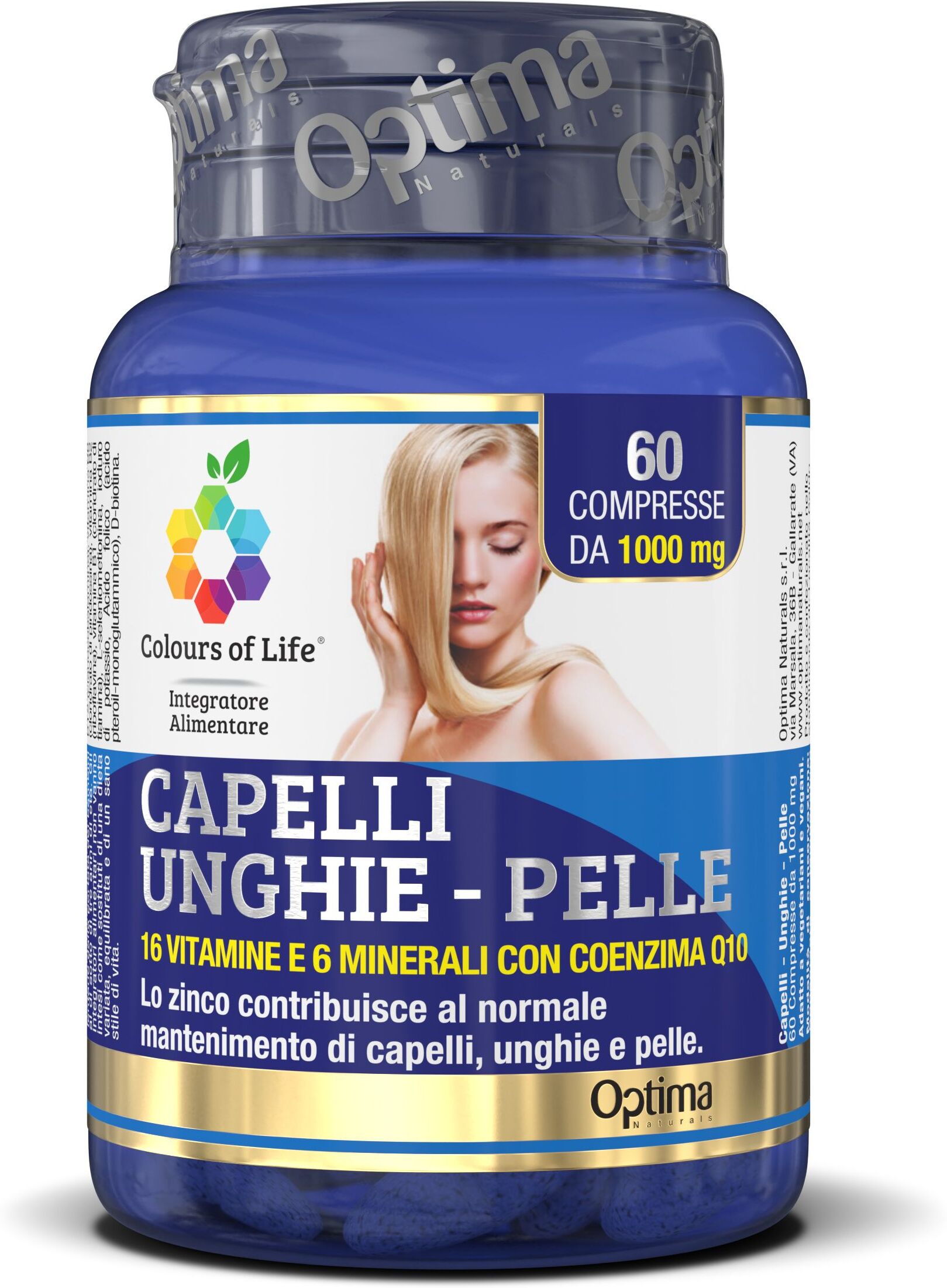 colours of life integratore capelli pelle e unghie 60 compresse