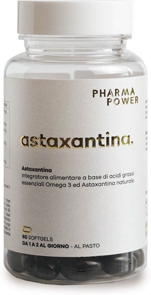 pharmapower astaxantina integratore antiossidante antiage 60 softgel