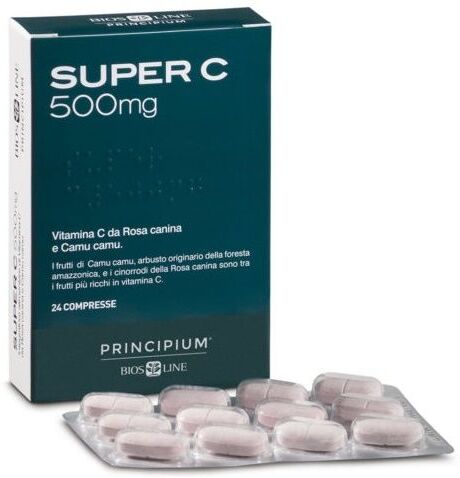 bios line principium super c 500mg integratore vitamina c 24 compresse