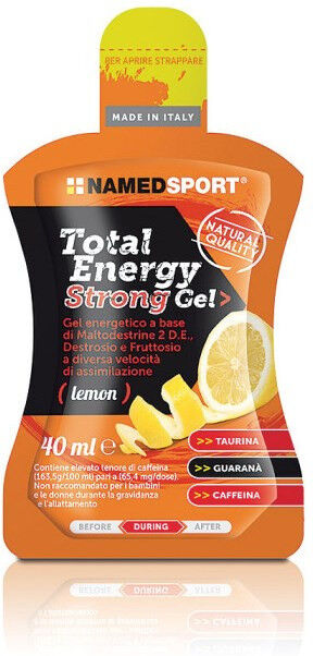 named total energy strong gel lemon 40ml