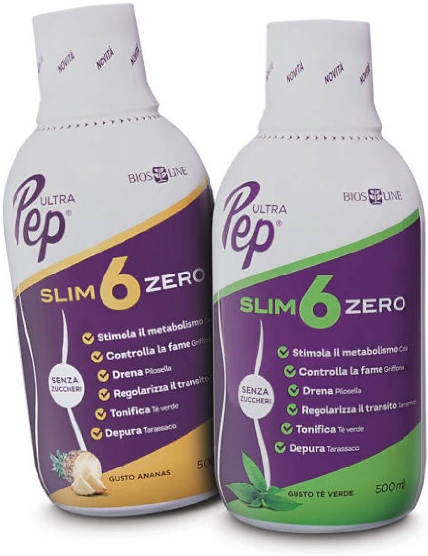 bios line ultra pep slim 6 zero ananas integratore perdita peso 500ml