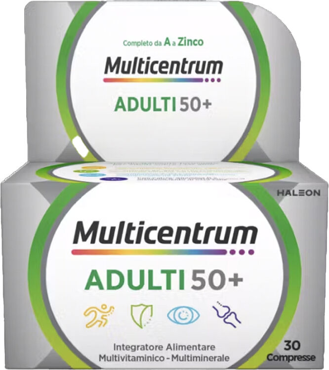 multicentrum select 50+ integratore alimentare multivitaminico vitamina b d e magnesio calcio 90 compresse