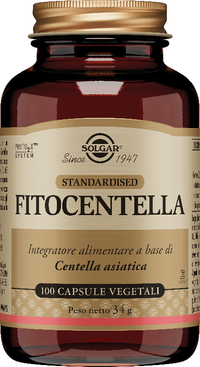 solgar fitocentella integratore memoria 100 capsule vegetali