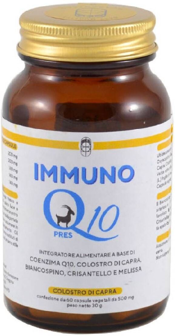 punto salute e benessere immuno q10 pres integratore colostro di capra 60 capsule vegetali