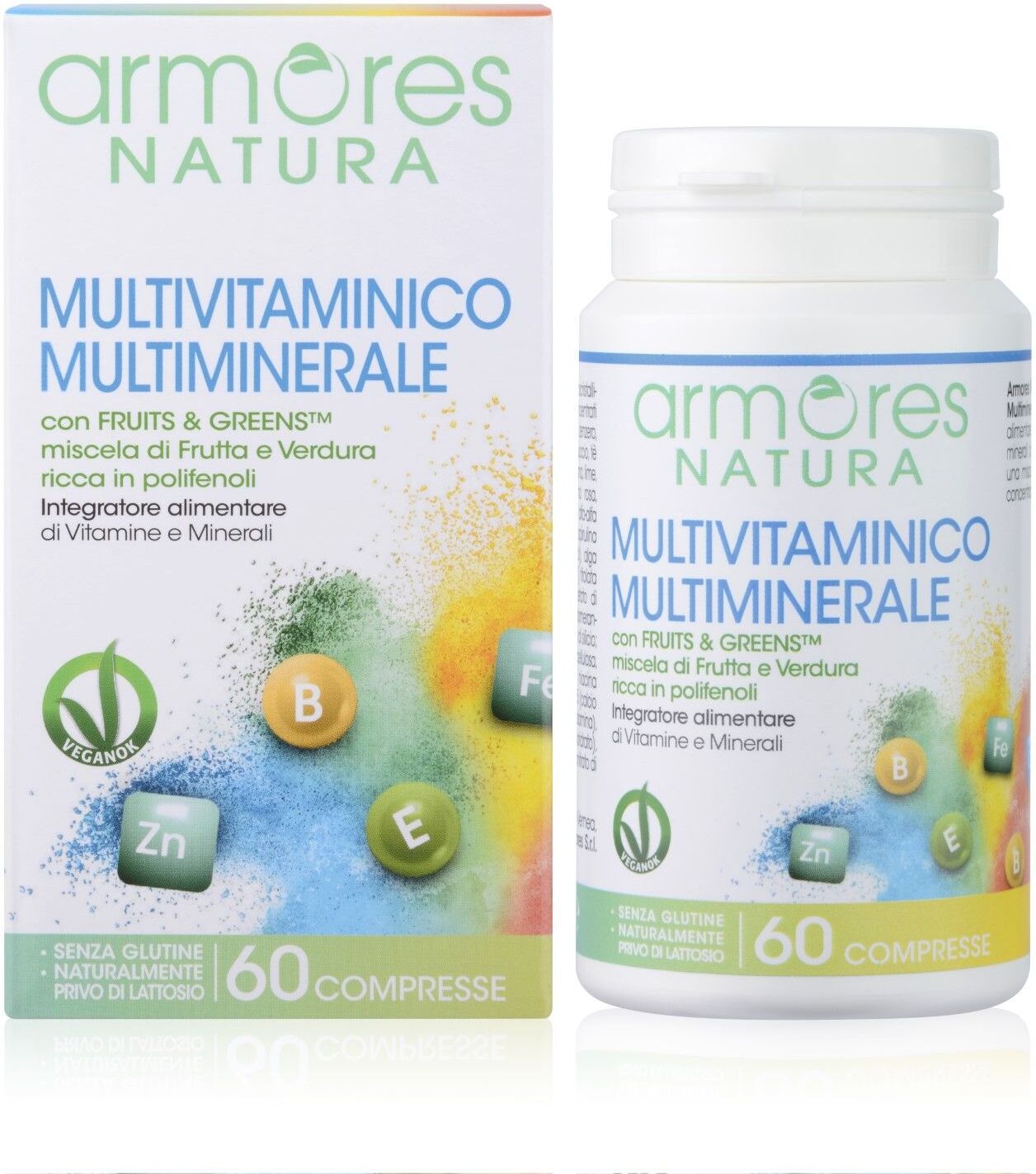 armores natura multivitaminico multiminerale integratore 60 compresse