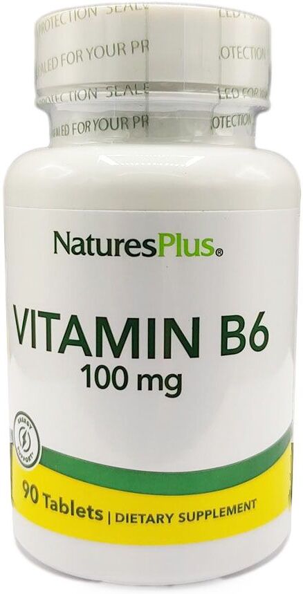 nature's plus vitamina b6 piridossina integratore metabolico 90 tavolette