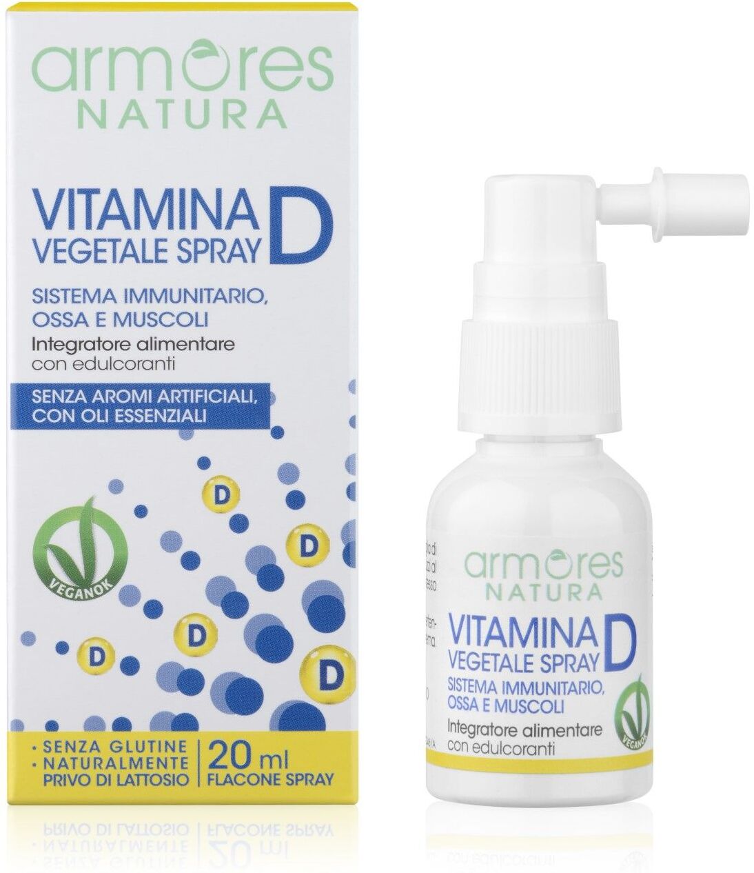 armores natura vitamina d spray vegetale 20ml