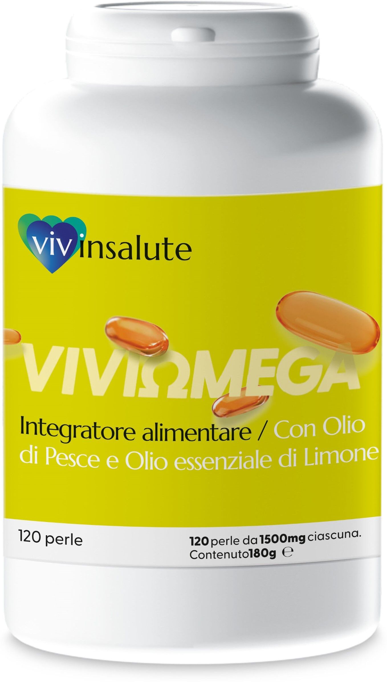 vivinsalute vivi omega integratore olio di pesce 120 perle