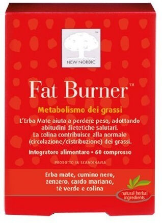 new nordic fat burner integratore metabolismo 60 compresse