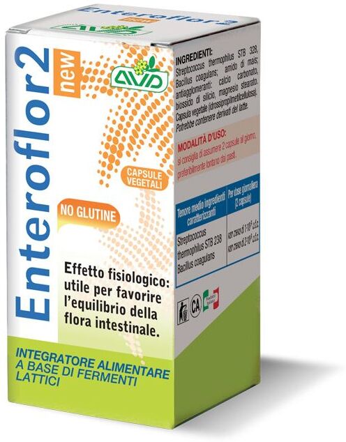 a.v.d. reform srl enteroflor 2 new integratore fermenti lattici 20 capsule