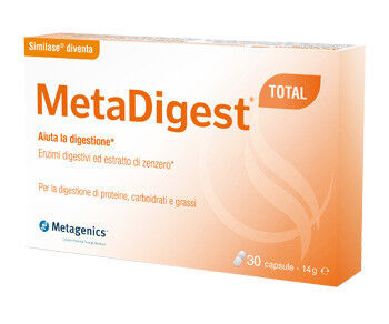 metagenics metadigest total integratore digestione 30 capsule