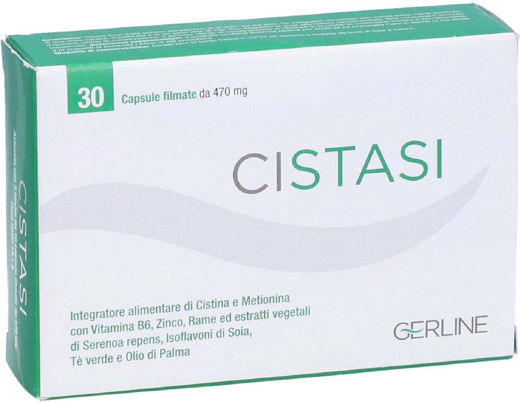 gerline srl cistasi integratore alimentare 30 capsule