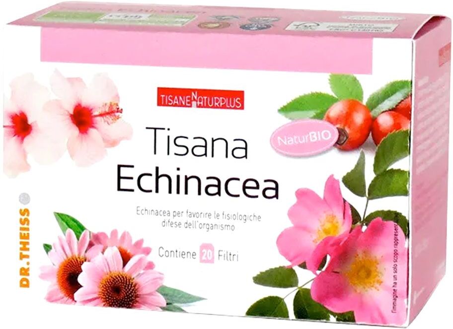 dr theiss naturplus tisana echinacea difese immunitarie 20 filtri