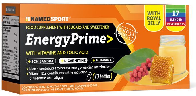 named sport energy prime integratore energetico 10 flaconcini