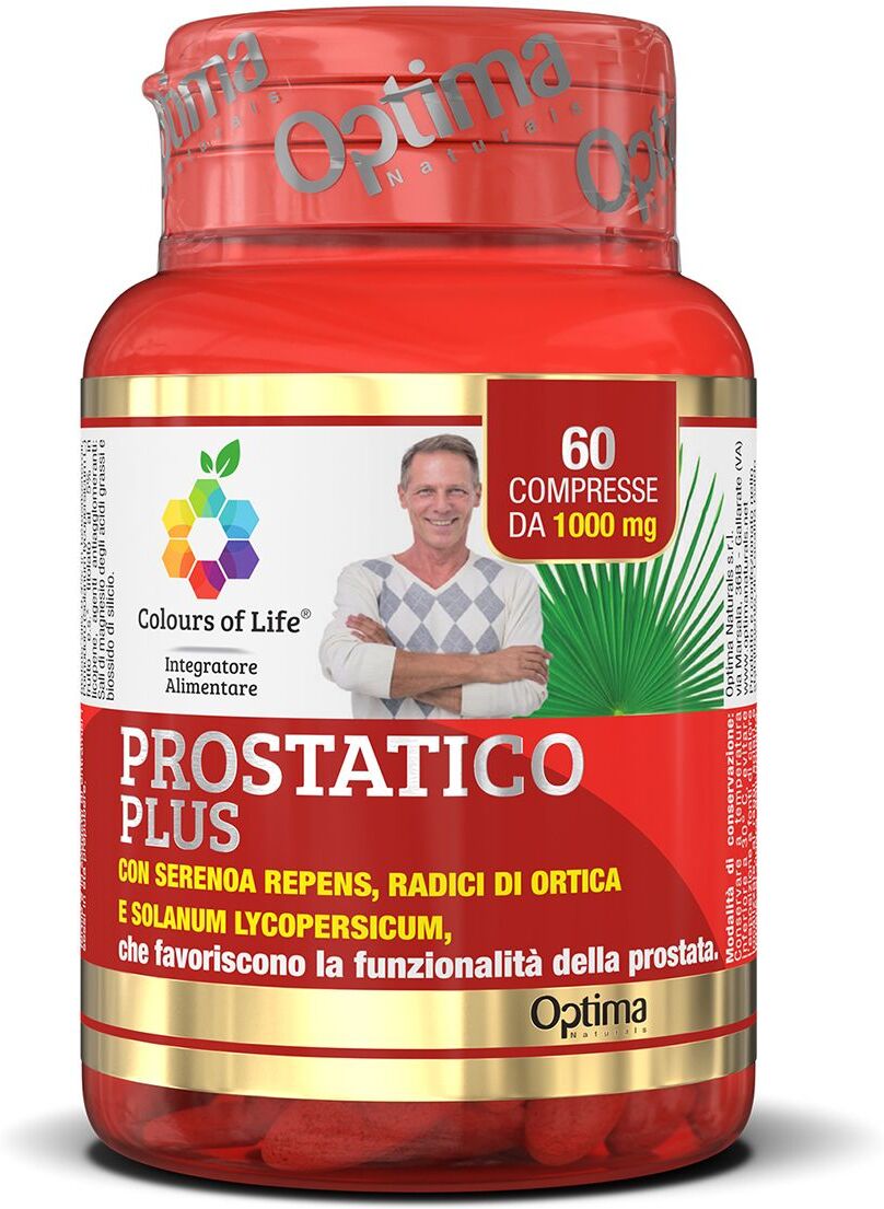 colours of life prostatico plus integratore prostata 60 compresse