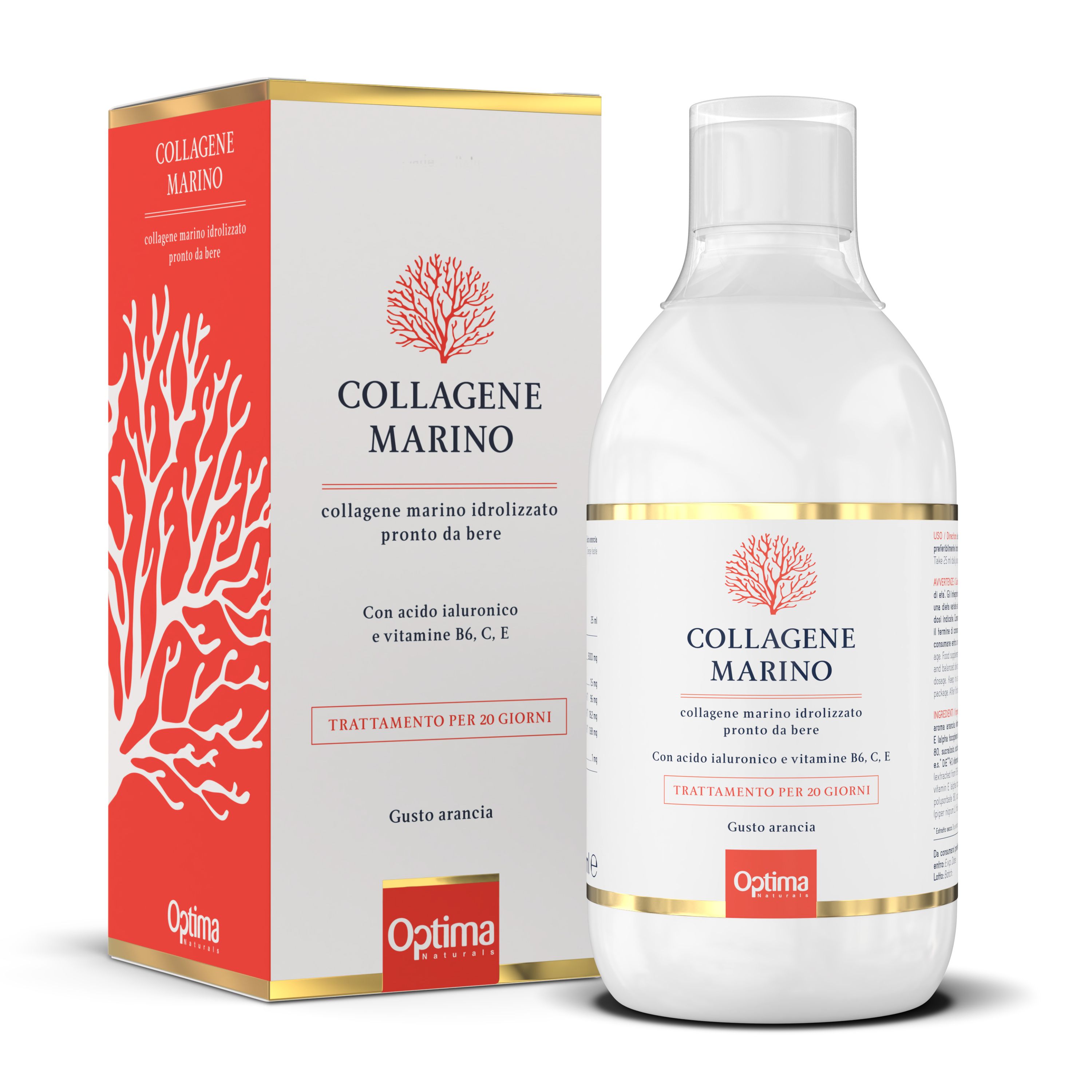 optima naturals collagene marino liquido idrolizzato da bere 500ml