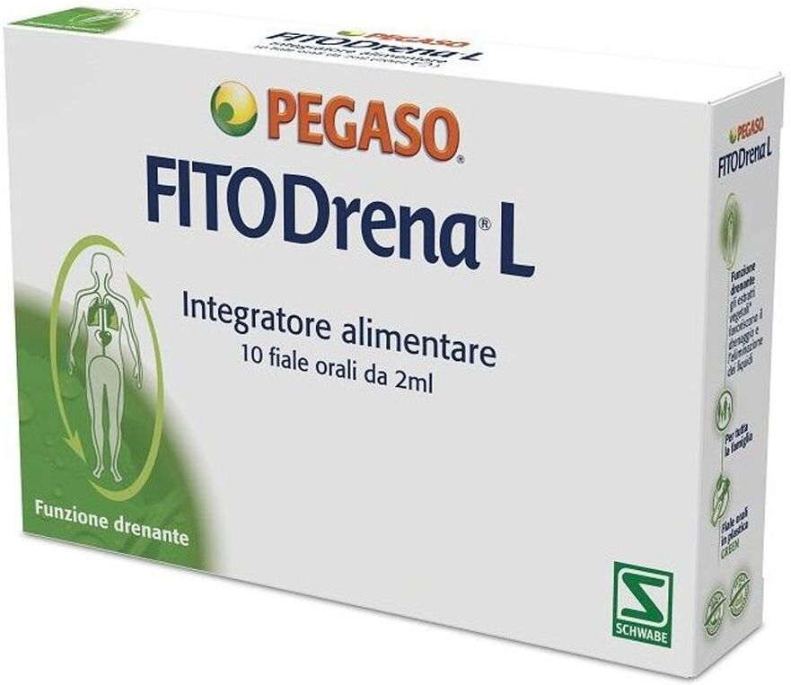 pegaso fitodrena l 10 integratore ritenzione idrica fiale 2ml