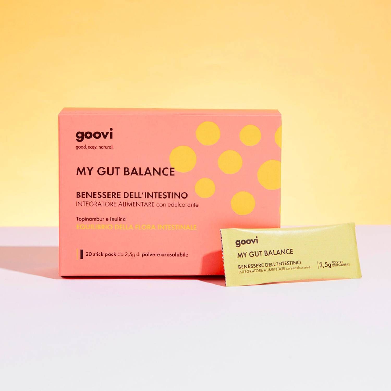 goovi my gut balance integratore benessere intestino 20 stick