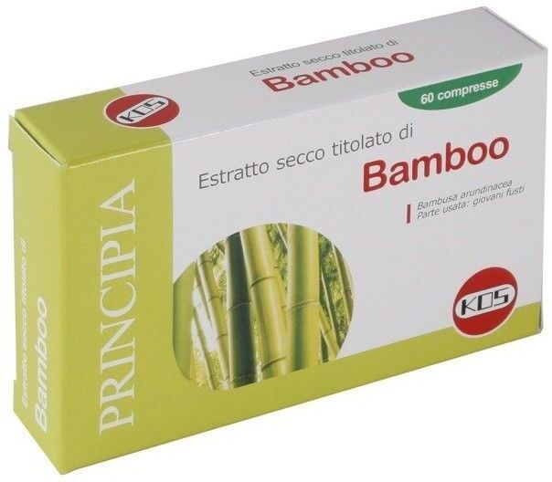 kos - laboratorio di erboristeria bamboo estratto secco integratore unghie e capelli 60 capsule