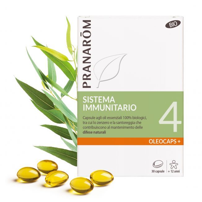 pranarom oleocaps 4 integratore sistema immunitario 30 capsule