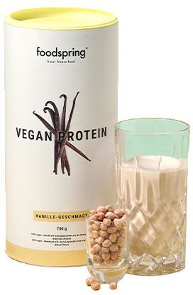 foodspring vegan protein vaniglia 750g