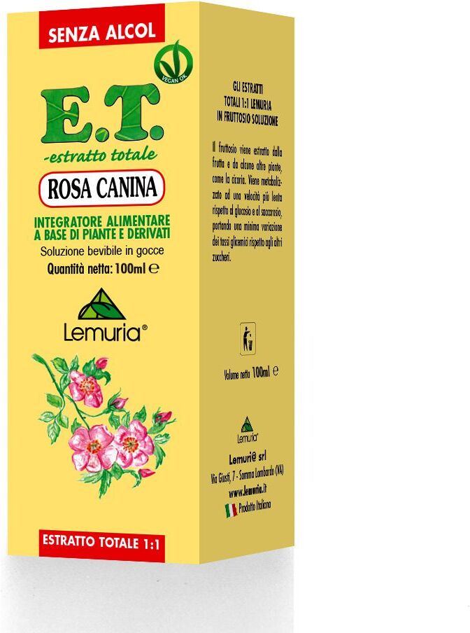 lemuria rosa canina estratto titolato integratore ricostituente 100ml