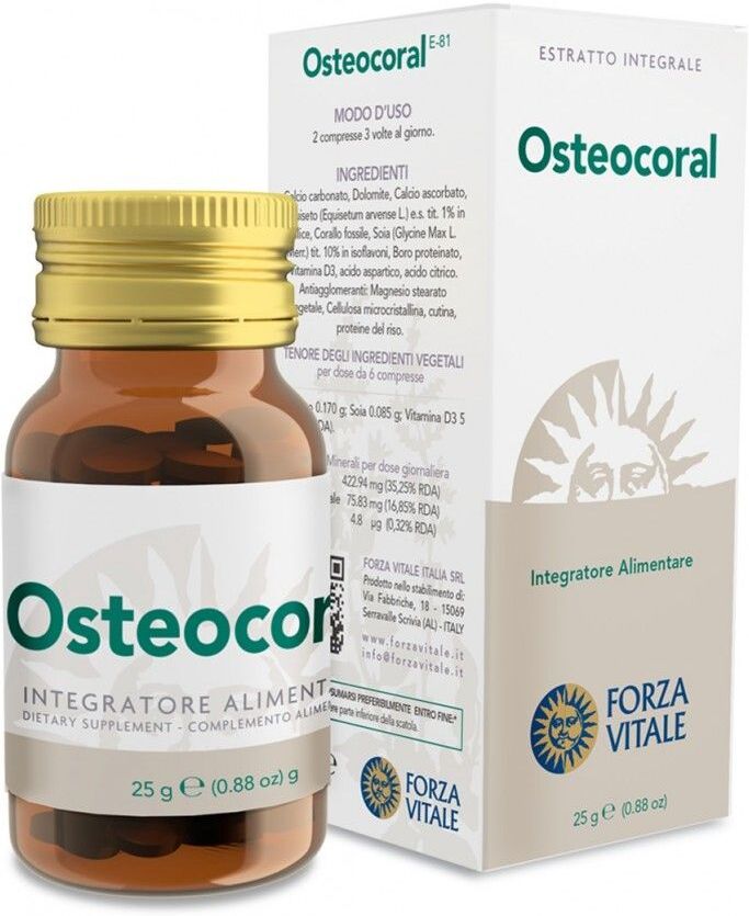 forza vitale ecosol osteocoral integratore alimentare 25g