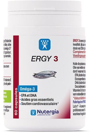 laboratori nutergia ergy 3 integratore di omega 3 60 capsule