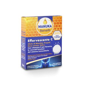 Manuka Benefit Effervescente C Integratore Vie Respiratorie 20 Compresse