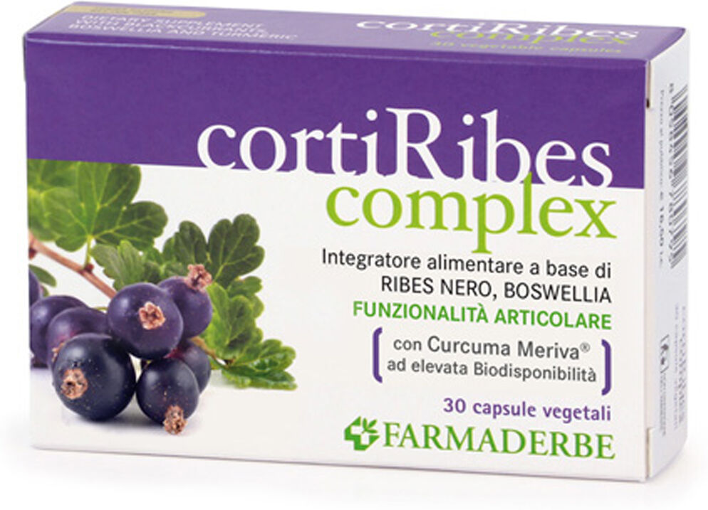 Farmaderbe Corti Ribes Complex Integratore Articolazioni 30 Capsule