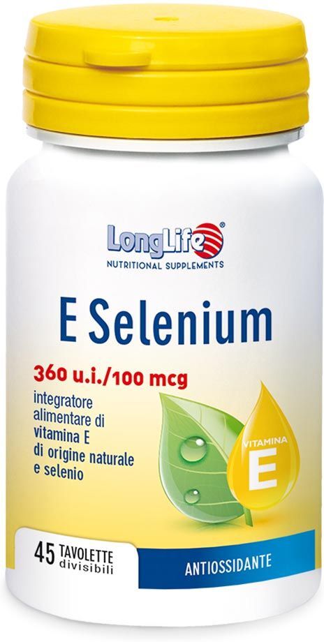 Longlife E Selenium Integratore Antiossidante 45 Tavolette