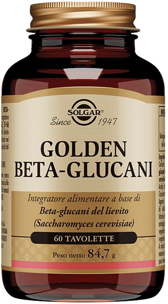 Solgar Golden Beta-glucani Integratore Difese Immunitarie 60 Tavolette