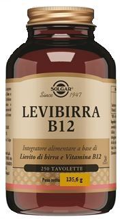 Solgar Levibirra B12 Integratore Sistema Immunitario 250 Tavolette