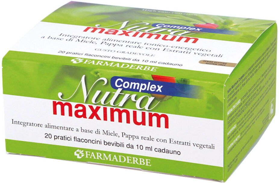 Farmaderbe Nutra Maximum Complex Flaconcini 20x10ml