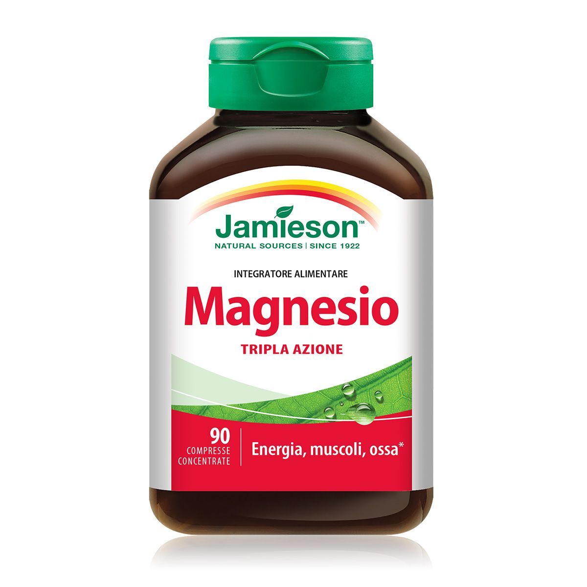 Jamieson Magnesio Integratore Tripla Azione Energia Muscoli E Ossa 90 Compresse