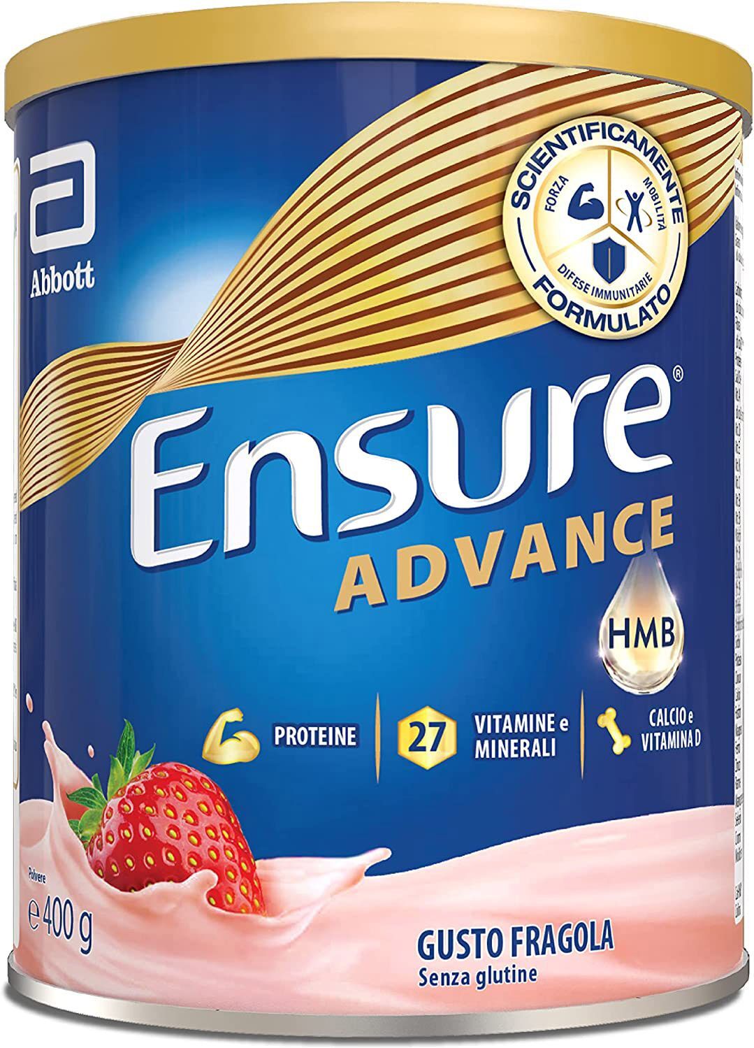 Ensure Advance Fragola Integratore Proteico 400g