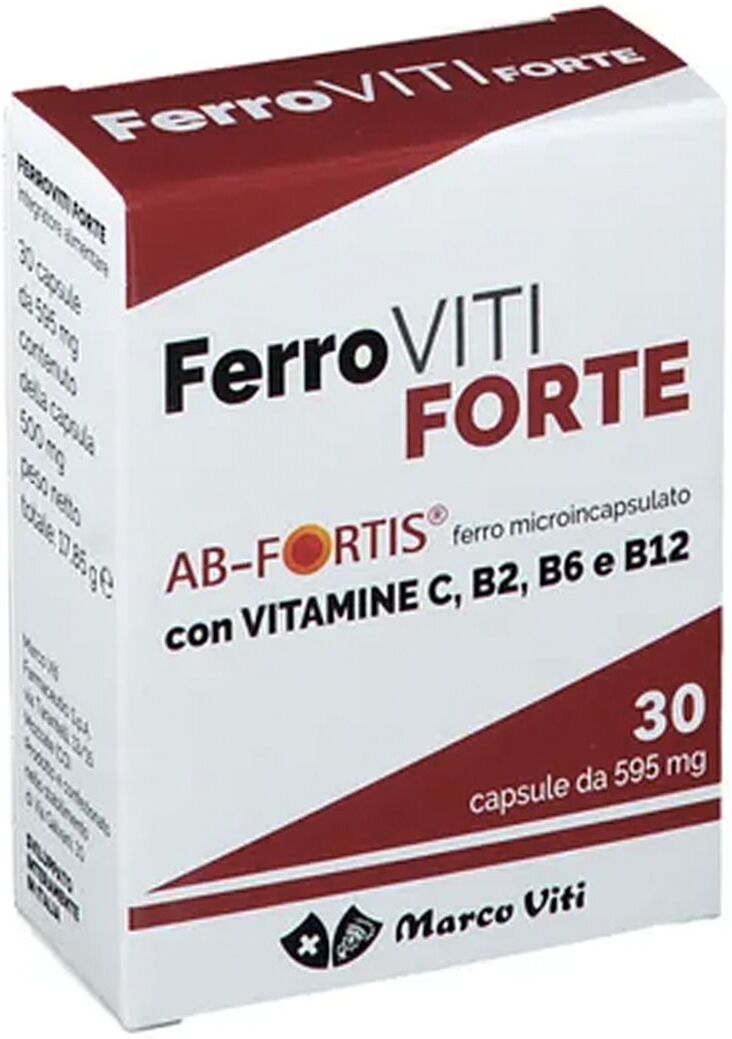 Marco Viti Ferroviti Forte Integratore Di Ferro 30 Capsule