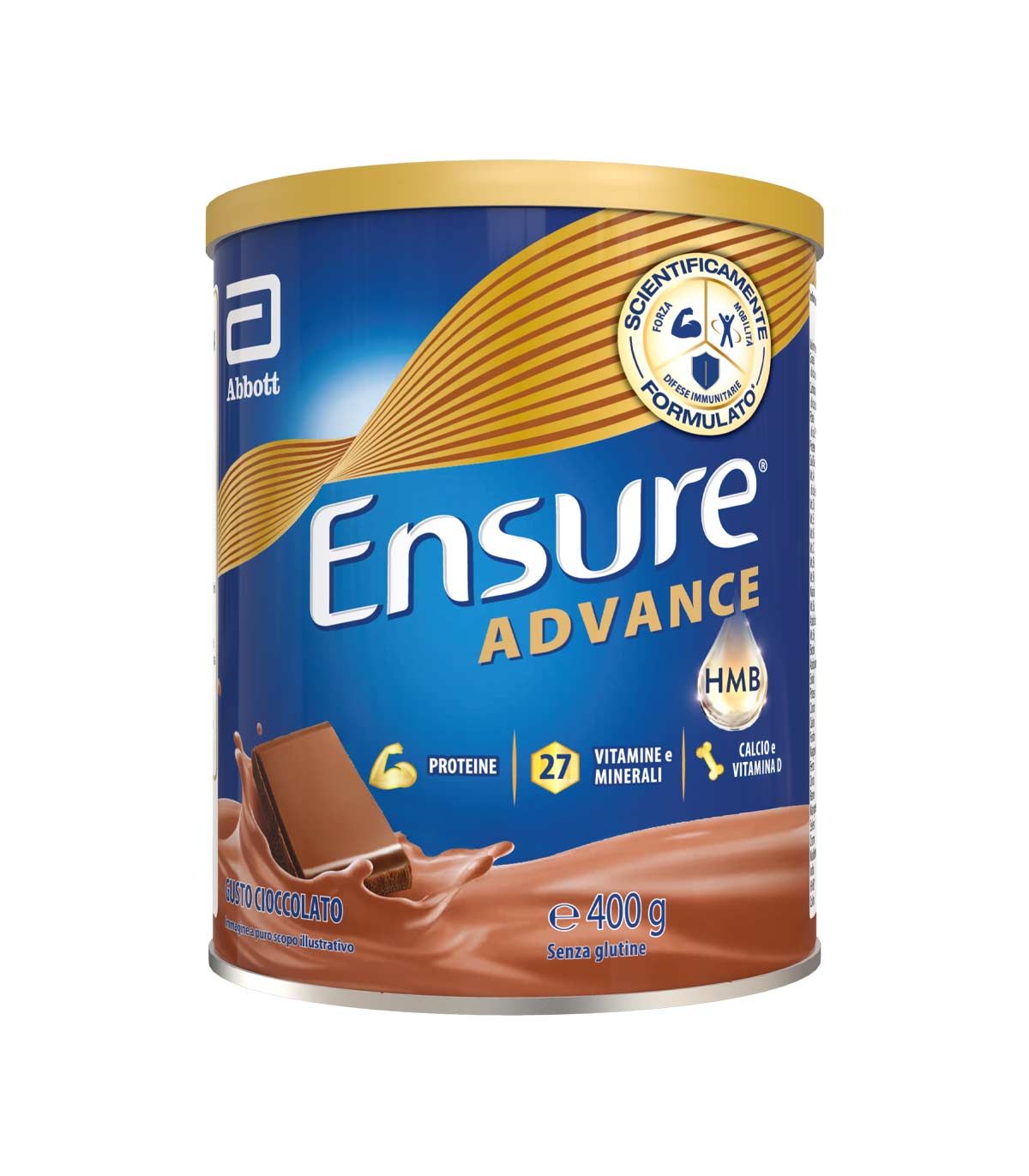 Ensure Advance Integratore Alimentare Proteico Cioccolato 400g