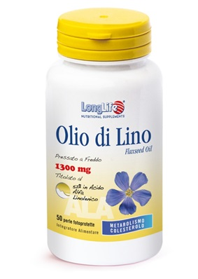 Longlife Olio Di Lino 1300 Mg 50 Perle