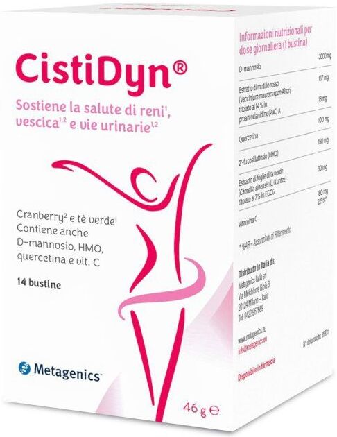 Metagenics Cistidyn Ita Integratore Vie Urinarie 14 Bustine