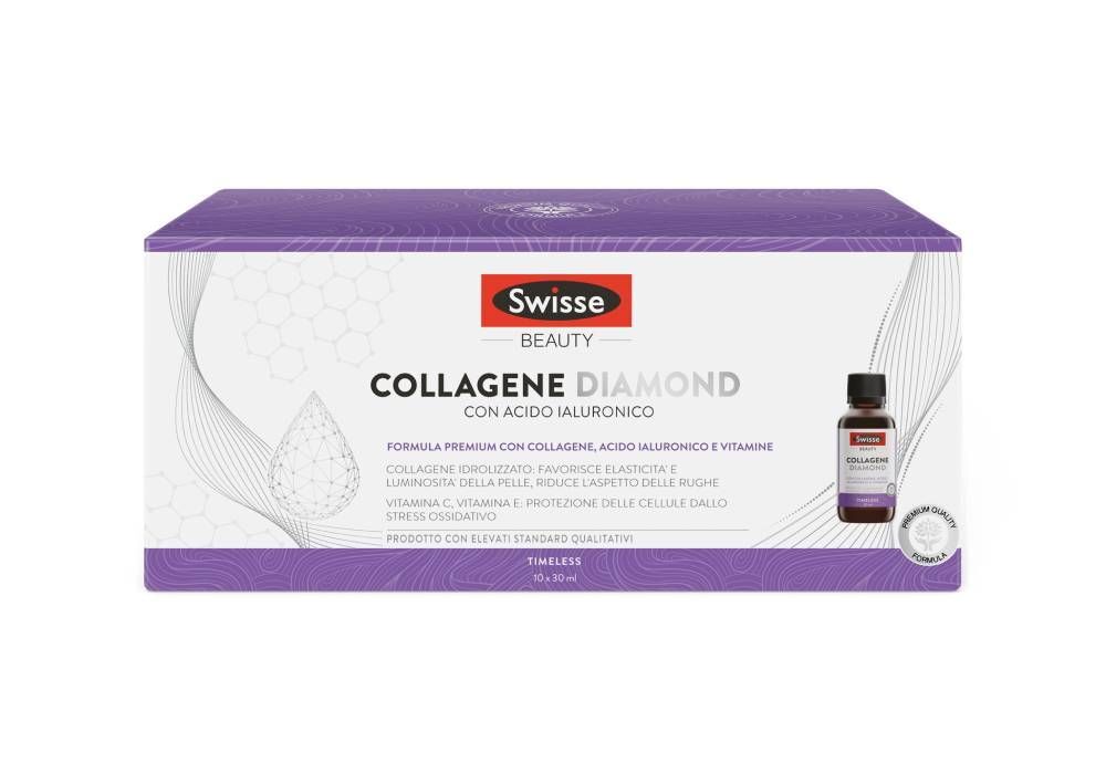 Swisse Collagene Diamond Integratore Pelle 10 Flaconcini