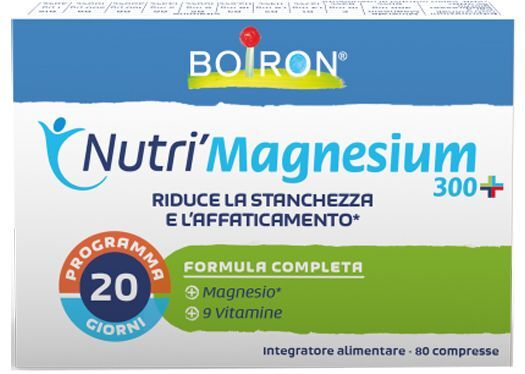 Boiron Nutri Magnesium 300+ Integratore Stanchezza E Affaticamento 80 Compresse