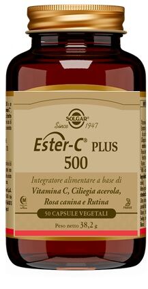 Solgar Ester C Plus 500 50 Capsule Vegetali