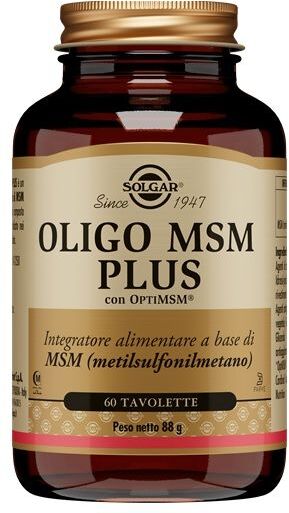 Solgar Oligo Msm Plus Integratore Polivalente 60 Tavolette