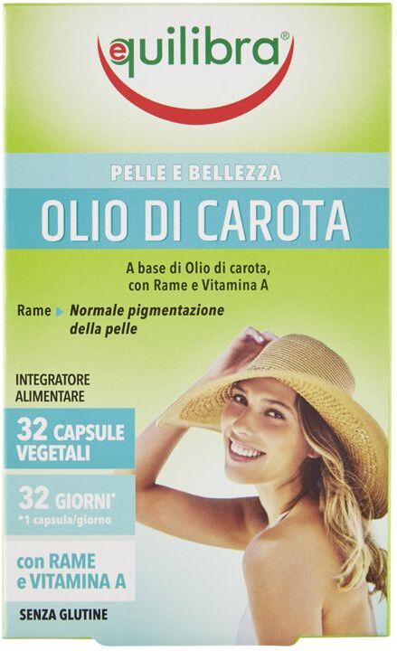 Equilibra Olio Di Carota Integratore Alimentare 32 Capsule Vegetali