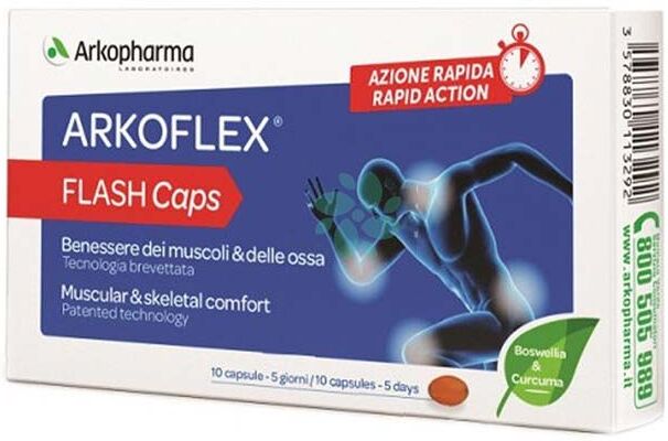 Arkofarm Arkoflex Flash Caps Integratore Benessere Delle Ossa 10 Capsule