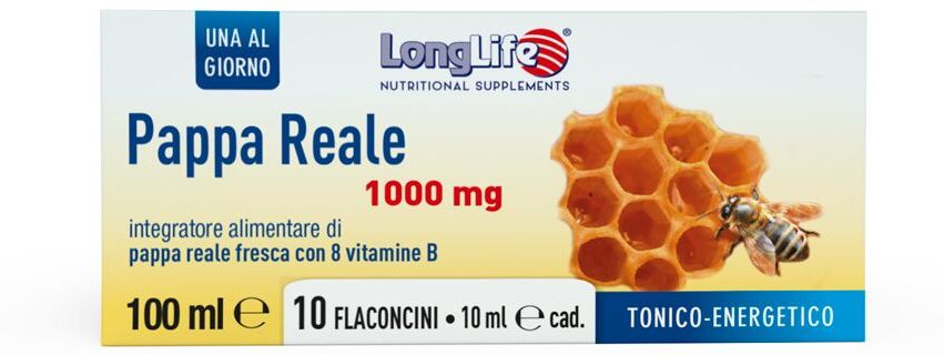 Longlife Pappa Reale+ Vitamina B 10 Flaconcini