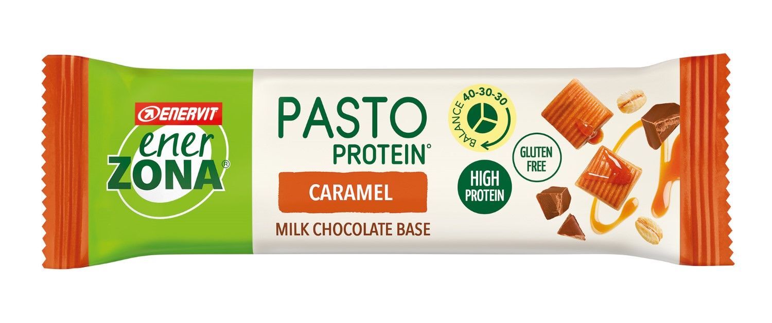 Enervit Enerzona Pasto Protein Caramel Barretta Proteica 55g