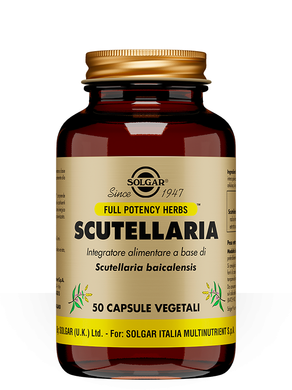 Solgar Scutellaria Integratore Pelle 50 Vegicaps